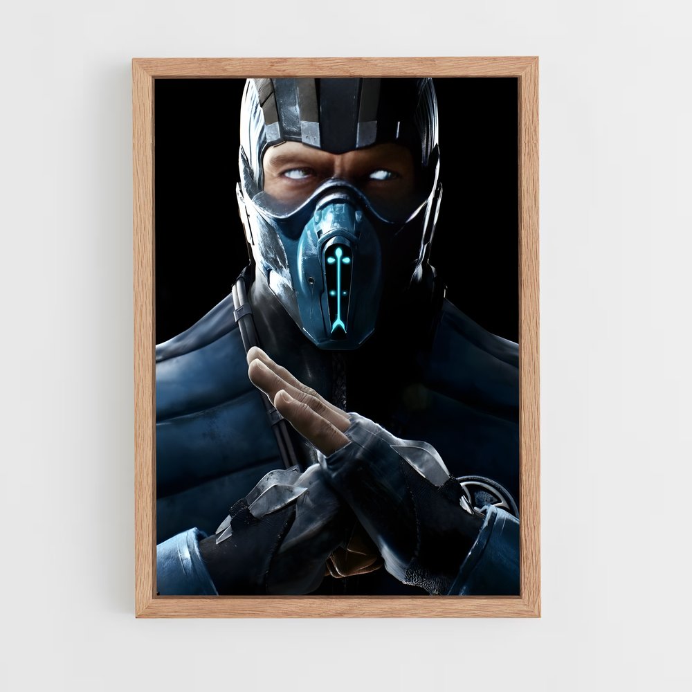 Poster Sub Zero Assassin – affiche Mortal kombat (vue 4)